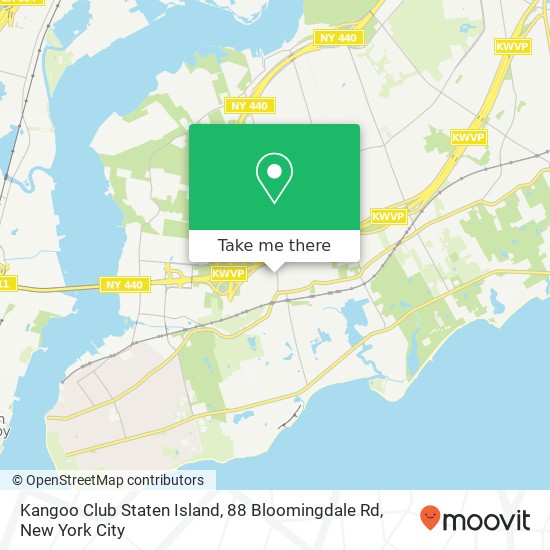 Mapa de Kangoo Club Staten Island, 88 Bloomingdale Rd