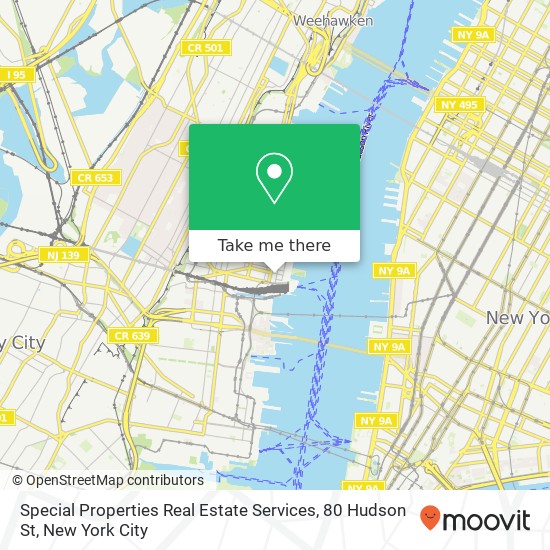 Special Properties Real Estate Services, 80 Hudson St map