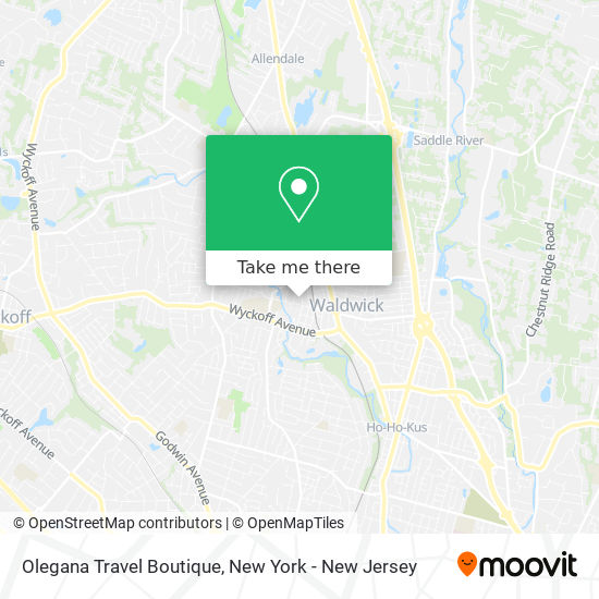 Olegana Travel Boutique map