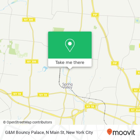 Mapa de G&M Bouncy Palace, N Main St