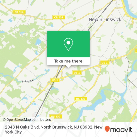2048 N Oaks Blvd, North Brunswick, NJ 08902 map