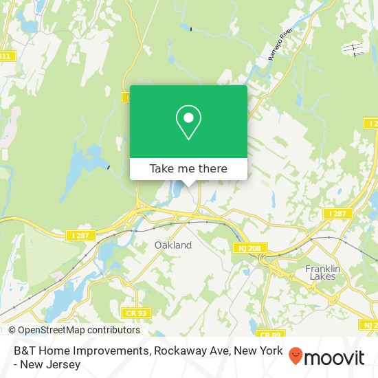 Mapa de B&T Home Improvements, Rockaway Ave