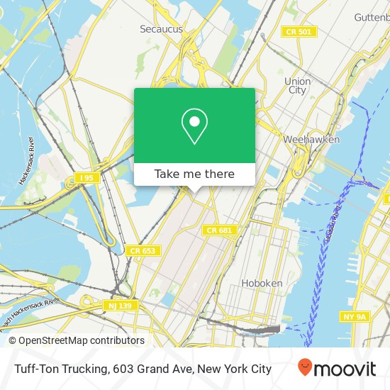Mapa de Tuff-Ton Trucking, 603 Grand Ave
