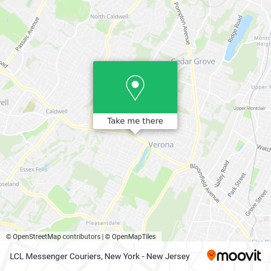 LCL Messenger Couriers map