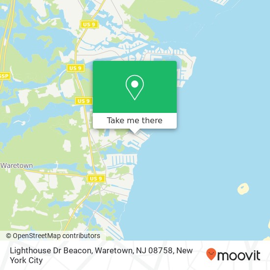 Lighthouse Dr Beacon, Waretown, NJ 08758 map