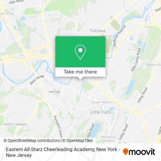Mapa de Eastern All-Starz Cheerleading Academy