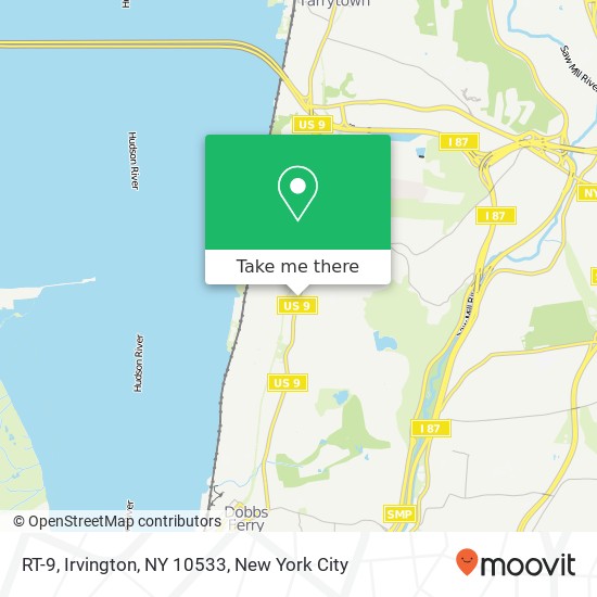 Mapa de RT-9, Irvington, NY 10533