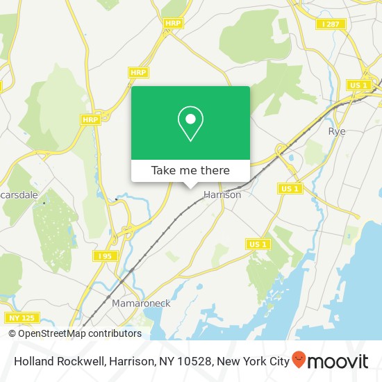 Mapa de Holland Rockwell, Harrison, NY 10528