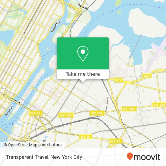 Transparent Travel map