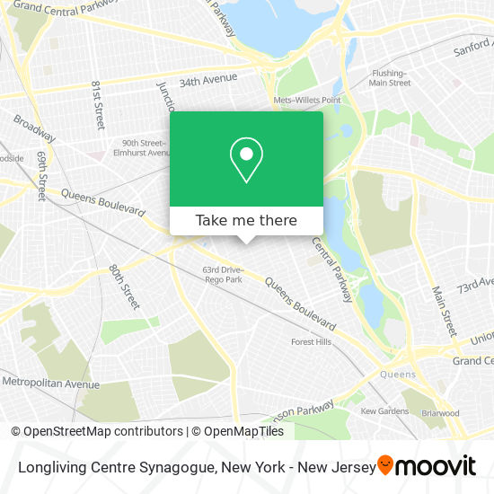 Longliving Centre Synagogue map