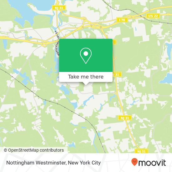 Mapa de Nottingham Westminster, Annandale, NJ 08801