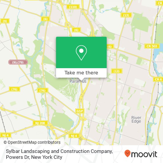 Sylbar Landscaping and Construction Company, Powers Dr map