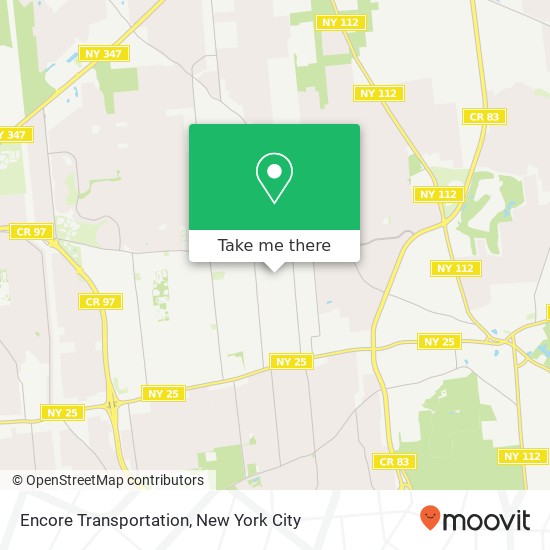 Encore Transportation map