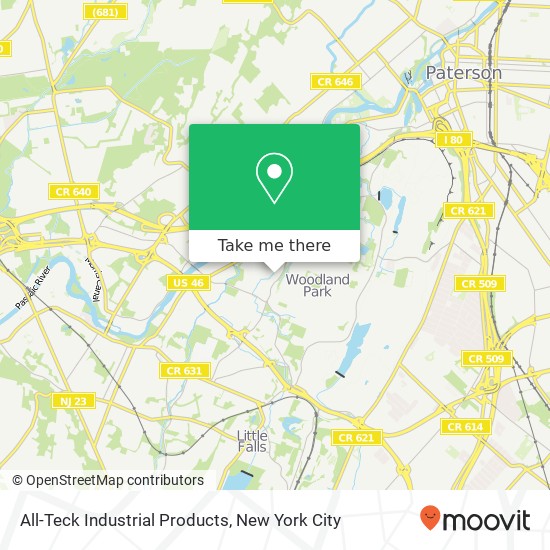 All-Teck Industrial Products map