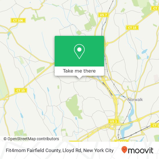 Mapa de Fit4mom Fairfield County, Lloyd Rd
