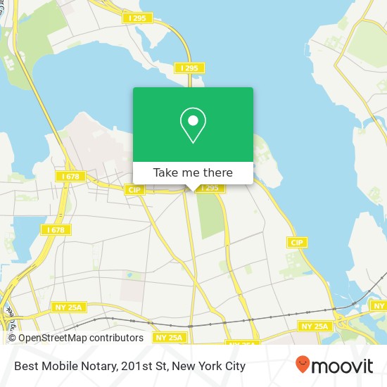 Best Mobile Notary, 201st St map