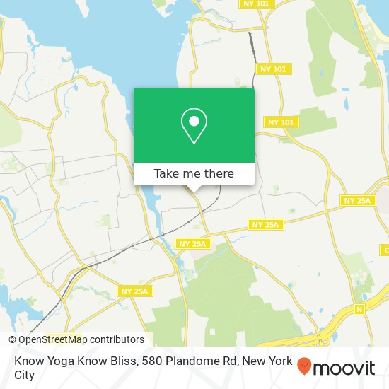 Mapa de Know Yoga Know Bliss, 580 Plandome Rd