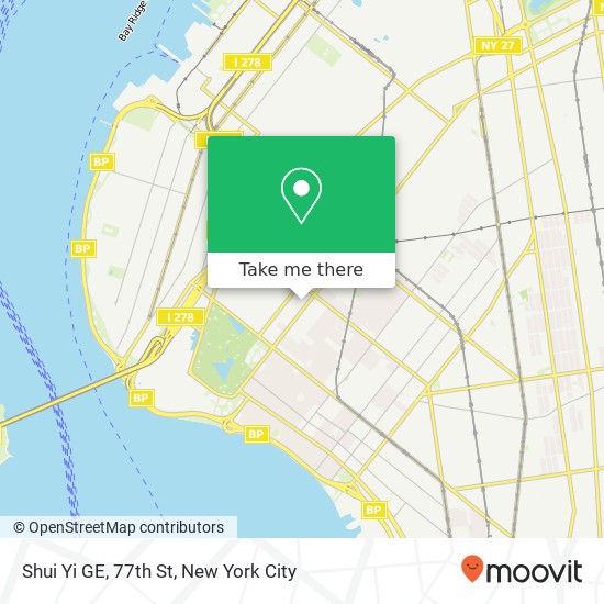 Mapa de Shui Yi GE, 77th St