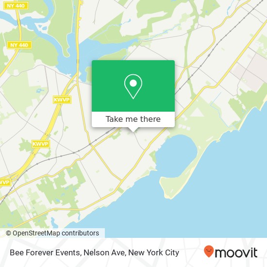 Bee Forever Events, Nelson Ave map