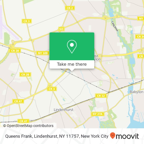Queens Frank, Lindenhurst, NY 11757 map