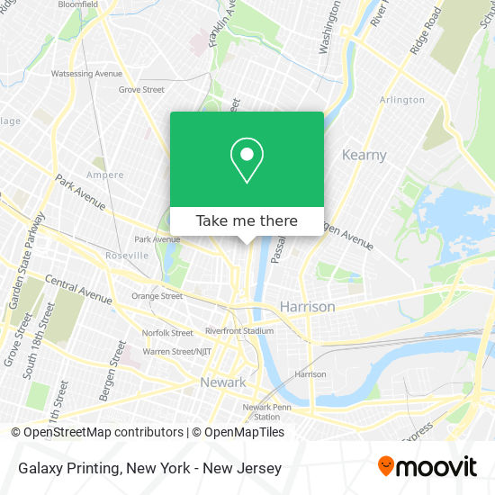 Galaxy Printing map