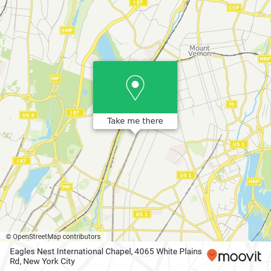 Eagles Nest International Chapel, 4065 White Plains Rd map