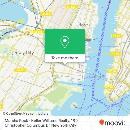 Mapa de Marsha Rock - Keller Williams Realty, 190 Christopher Columbus Dr