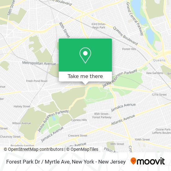 Forest Park Dr / Myrtle Ave map