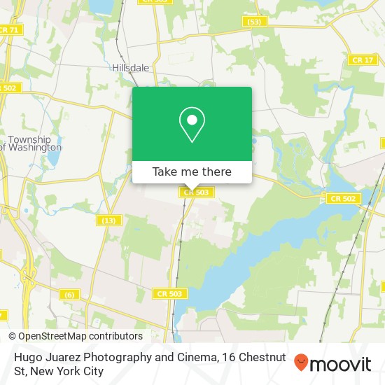 Hugo Juarez Photography and Cinema, 16 Chestnut St map