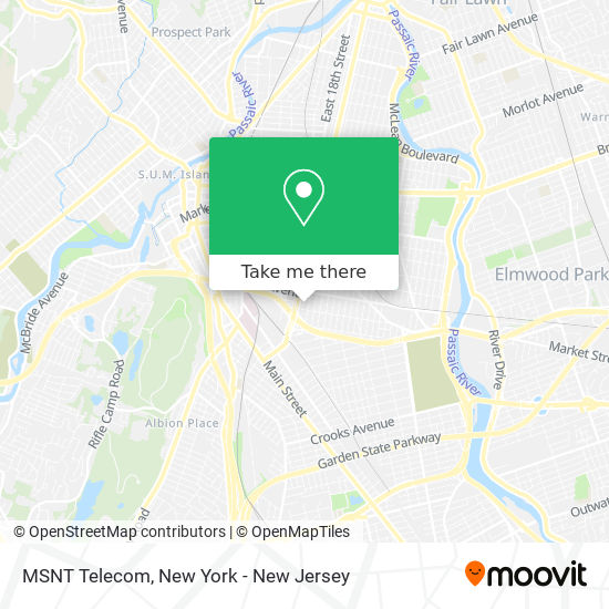 Mapa de MSNT Telecom