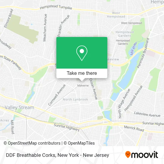 DDF Breathable Corks map