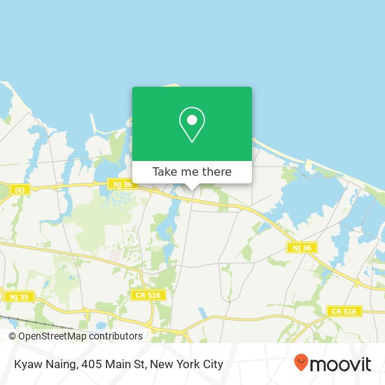 Kyaw Naing, 405 Main St map