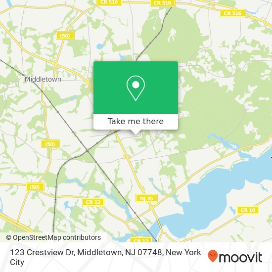 123 Crestview Dr, Middletown, NJ 07748 map