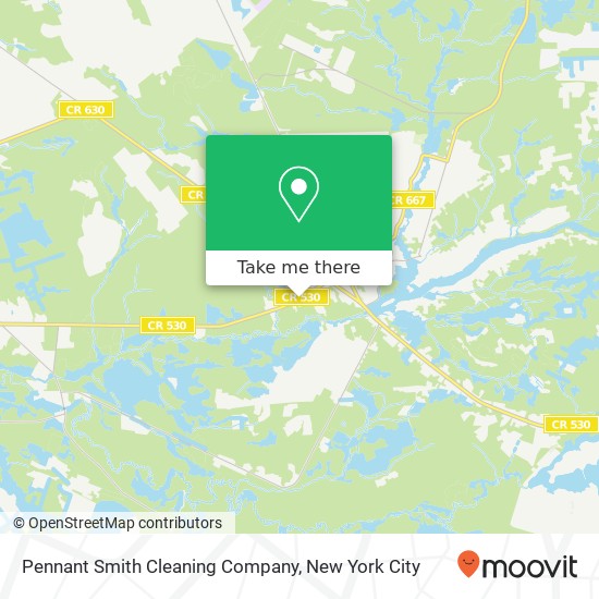 Pennant Smith Cleaning Company, 111 Pemberton Browns Mill Rd map