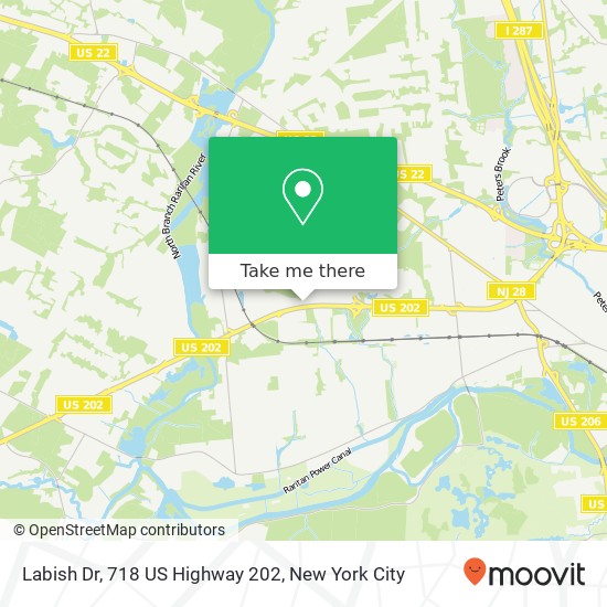 Labish Dr, 718 US Highway 202 map