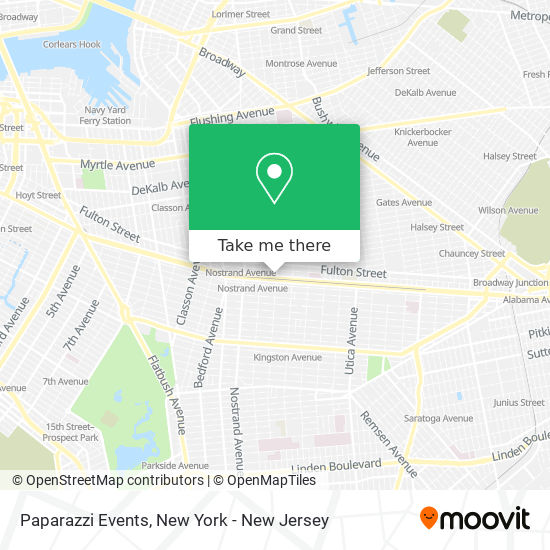 Paparazzi Events map