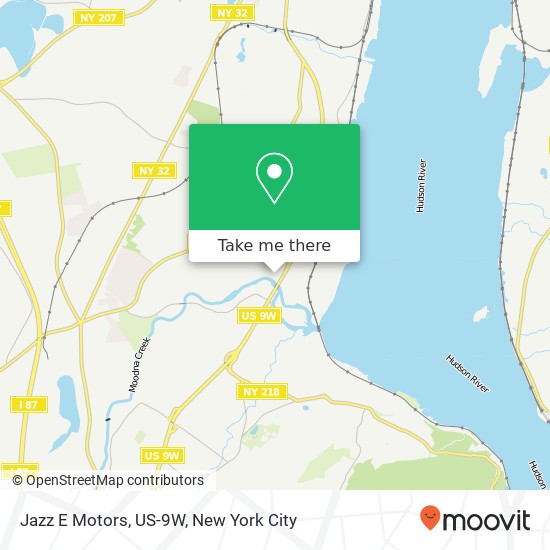 Mapa de Jazz E Motors, US-9W