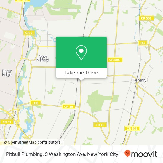 Mapa de Pitbull Plumbing, S Washington Ave