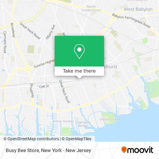 Mapa de Busy Bee Store