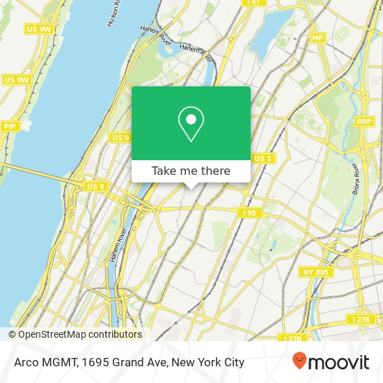 Mapa de Arco MGMT, 1695 Grand Ave
