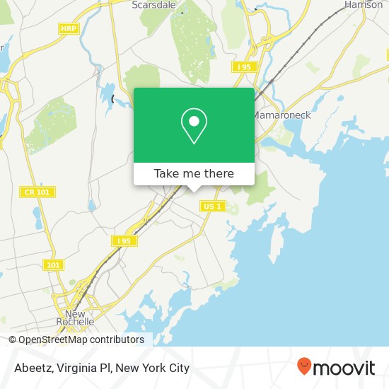 Mapa de Abeetz, Virginia Pl