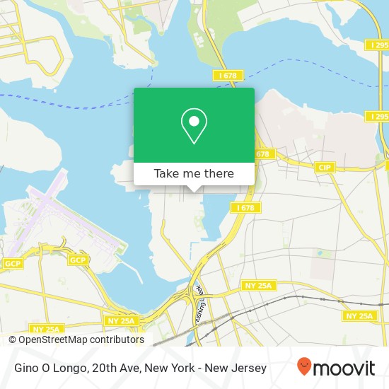 Mapa de Gino O Longo, 20th Ave