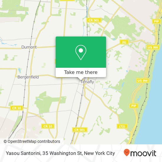 Mapa de Yasou Santorini, 35 Washington St