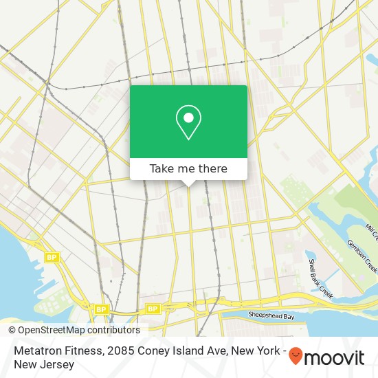 Metatron Fitness, 2085 Coney Island Ave map