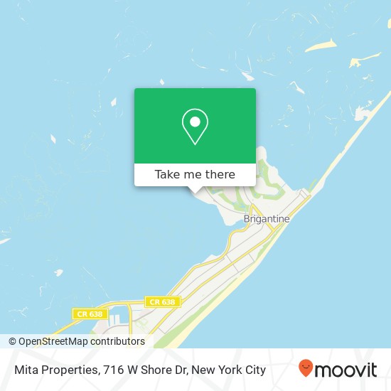 Mapa de Mita Properties, 716 W Shore Dr