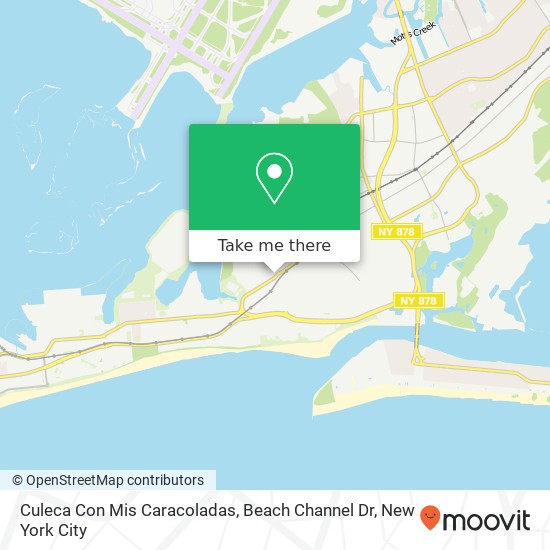 Mapa de Culeca Con Mis Caracoladas, Beach Channel Dr