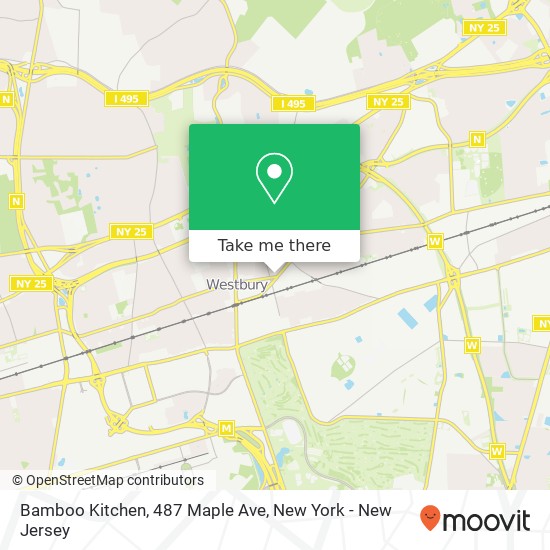 Mapa de Bamboo Kitchen, 487 Maple Ave