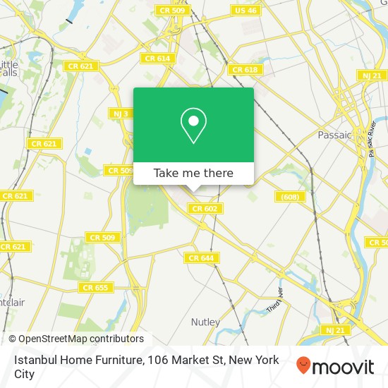 Mapa de Istanbul Home Furniture, 106 Market St