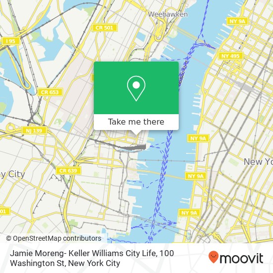 Mapa de Jamie Moreng- Keller Williams City Life, 100 Washington St