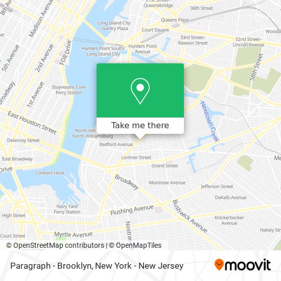 Mapa de Paragraph - Brooklyn